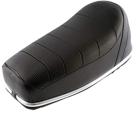 VANEZ Sitzbank Sattel 39x20x15cm carbon look kompatibel für Mofa, Moped universal