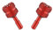 XBERSTAR Mini 3 manettes à distance compatible avec DJI Mini 3 Pro (rouge)