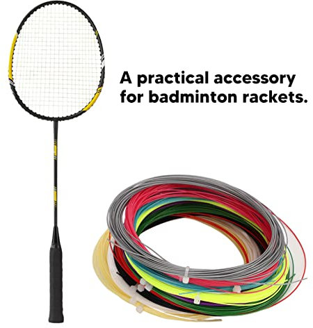 Alomejor 10 Stücke Farbmischung Badminton Schläger Saite Hohe Elastische Badmintonschläger Linie Ersatz Zweite Generation 28lbs
