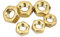 BOUACOUA Tuerca Hexagonal de Latón Tuercas Hexagonales para Tornillos de Máquina M3 (100 pcs)