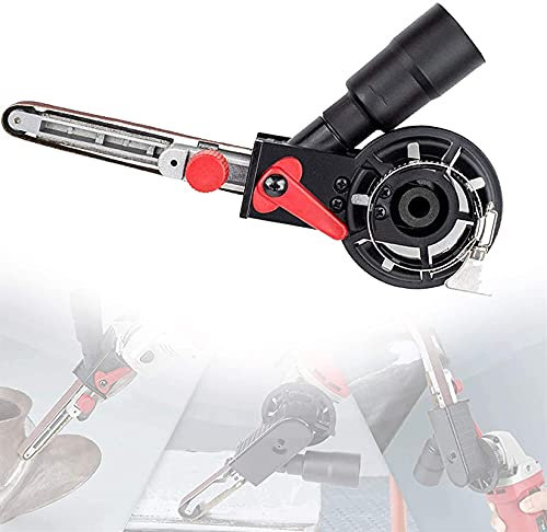 JORAsa Bandschleifer-Adapter, Mini-Holzbearbeitungs-Schleifwerkzeug-Zubehör, Montagedicht für 10-mm-Spindel für Holz, Metallrohre, Lücken und Ecken, Bandschleifer (Größe: C)
