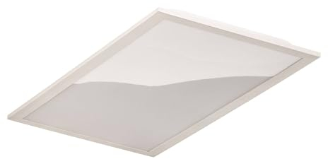 Lindby LED Panel Kenma dimmbar mit Leselampe (Modern) in Weiß (1 flammig,) - Bürolampe Deckenlampe Deckenleuchte Lampe Wohnzimmerleuchte