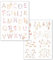 double critical Lemmami Papeterie ABC und Zahlen Poster für Kinder DIN A4 Kinderzimmer Mächen Buchstaben Zahlen Babyzimmer Lernposter