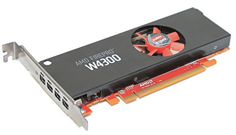 HP AMD FirePro W4300 Full Profile Graphics Video Card 4GB GDDR5 849051-001 847446-001 - OEM (Renewed)