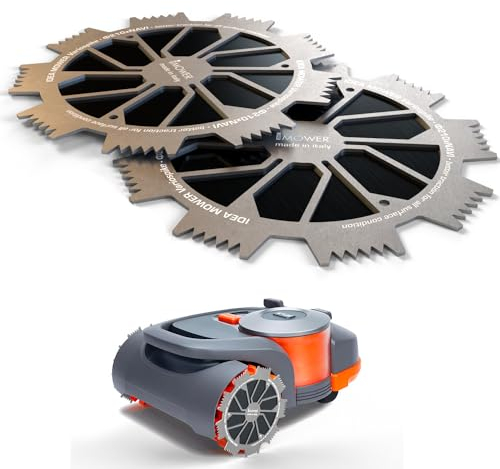Idea Mower Variospike Mähroboter Spikes Kompatibel mit Navimow Segway H-Serie Aus Edelstahl und Aluminium für ein einzigartiges und modernes Design - Verbesserung der Traktion für Rasenmähroboter.