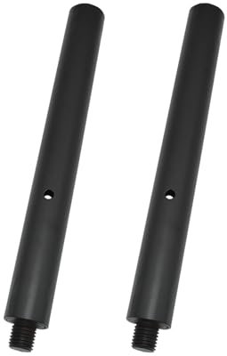 Howonder Subwoofer-Halterung, 40,6 cm (16 Zoll) verlängerte Lautsprecherhalterung, mit 35 mm und M20-Lautsprechermast (2 Stück, schwarz)