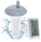 Termómetro inalámbrico recargable para piscina, WiFi flotante con monitor de humedad de temperatura interior, termómetro digital para estanque, bajo el agua, IP67, resistente al agua, para piscinas,