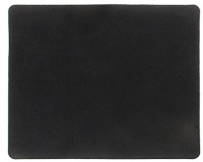 FUXIU Tapis de souris ergonomique étendu avec base en caoutchouc noir pour souris optique, souris trackball