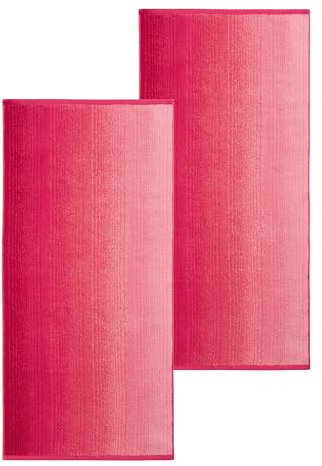 Dyckhoff Unisex Handtuch 2-Pack Colori - pink - Größe 50x100cm