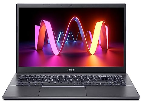 Acer Aspire 5 A515-57 Laptop - Intel Core i7-12650H, 16GB, 1TB SSD, Integrated Graphics, 15.6 Inch Full HD, Windows 11, Iron