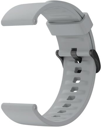 Amzpas Armband für Fitbit Versa 2/Versa/Versa Lite - Silikon Sport Ersatzarmband für Damen und Herren (Grau)