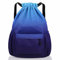 Qoosea Mochilas de Cuerdas Impermeable Bolsa de Deporte, Gran Capacidad Nylon Mochila de Gimnasio con Cordón para Hombre Mujer, Gym Bag de Cincha para Escolar, Senderismo, Casual, Viaje, Playa