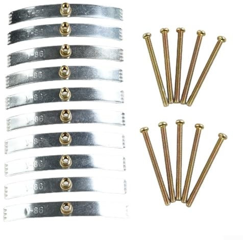 Kit di riparazione per scatola da parete con gancio a vite in acciaio Viti di montaggio per giunzione elettrica Interruttore elettrico Hardware di fissaggio per presa allentata Quick Fix Set di