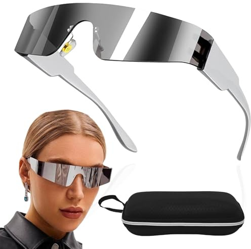 Futuristische Sonnenbrille,Rave Brille,Schnelle Brille,Techno brille