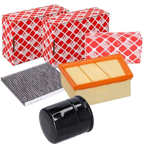 Febi Pollen Luft Öl-Filter Paket | 109139 + 105705 + 34895 Kompatibel mit Fiesta Vii (hj, Hf)