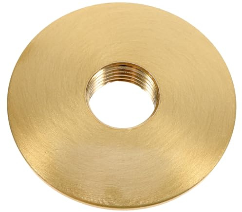 Goldene Aluminium Lampen Zierspitze mit M10 Gewinde, 21mm | Tischleuchten und Kronleuchter, Sichere Befestigung, Kunstvolle Ausführung
