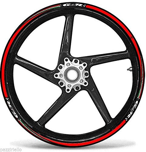 labelbike - Adesivi Strisce Moto Cerchi Ruote 17' Stickers Tuning Kit Protezioni compatibili con SUZUKI GSR