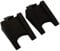 Acclaim Bowling Black Anti Slip Multi Angle Twin Pack 6.5 cm x 2 cm x 4 cm Bowls Rubber Umpire Measuring Wedges