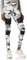 Urban Classics Damen, Leggings, Snowcamo, 3XL