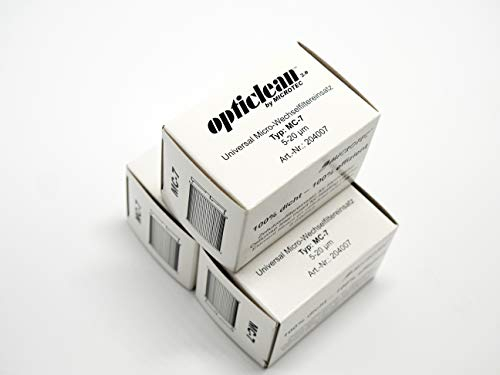 3 Stk. Microtec® opticlean Filtereinsatz MC-7 | 5-20 µm | der innovative und effiziente Heizölfilter | hervorragende Filtereigenschaften | Vorbeugung von Störungen und Reparaturen | mit Dichtring
