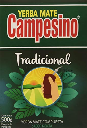 Goya Yerba Mate Campesino Natural 500 gr, Energizante Natural y Fuente de Proteína Vegetal, Hierba Mate Ideal para Mate Imperial y Calabaza