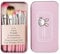 Lot de 7 pinceaux de maquillage pour enfants - Rose - Avec étui