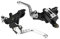 hydraulik bremsen Motorrad pit bike Bremshebel, Universal Hydraulische Bremse Hauptbremszylinder hebel Motorrad set 1 Paar 22 mm (7/8 ) Lenkerbremse ATV Hauptkupplungszylinder Reservoirhebel(Silber)