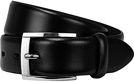 LLOYD-Herren-Ledergürtel 35 mm Dorn-Schließe 05-Schwarz BW-100