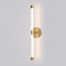 YFMYY Moderne Metallrohr-Rohr-Up-Down-LED-Wandleuchten, 360 ° glühender Acryl-Lampenschirm, 10 W 3-Farben-Licht dimmbare Wandleuchten, Schlafzimmer Nachttisch Badezimmer Wohnzimmer Wandleuchte Lampe