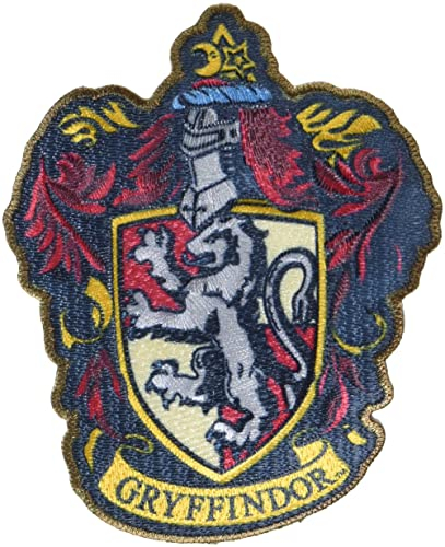 Simplicity 19320100188 Harry Potter Gryffindor Aufnäher zum Aufbügeln für Kleidung, Rucksäcke und Accessoires, 8,9 cm B x 10,8 cm L