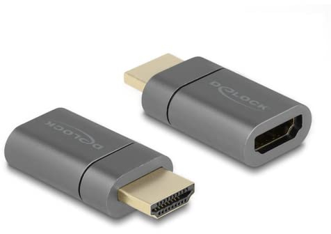 Delock HDMI Adapter Stecker zu Buchse 8K 60 Hz magnetisch