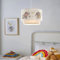lux.pro Lámpara Colgante Infantil Lámpara de Techo para Niños con Motivo de Elefante para Dormitorio 1xE27 20 W Plástico Tela 70 x Ø 30 cm Blanco