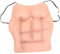 Yardenfun Costume Dhalloween Faux Muscle Pectoral Réaliste en Silicone Accessoire De Fête
