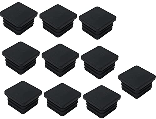 10 x SOTOOLS Lamellenstopfen Rohrstopfen für Vierkantrohr 30 mm Abdeckkappe, Endkappe aus Kunststoff x 30 mm Abdeckkappe, Endkappe aus Kunststoff