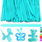 100 Pezzi Palloncini Modellabili, Blu Tiffany Magici Palloncini Lattice, Palloncini Lunghi Modellabili, Palloncini di Magici Modellazione, per Feste, Compleano, Matrimonio, Anniversari Decorazione