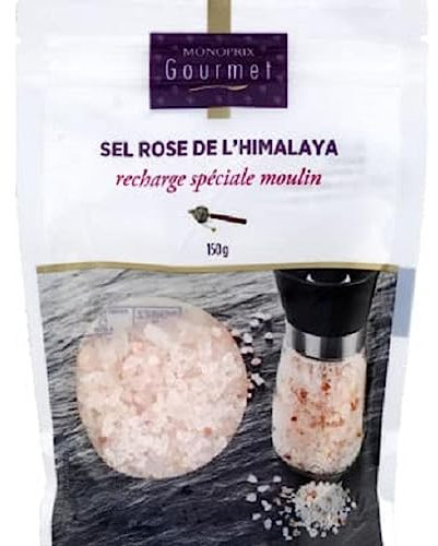 Monoprix Gourmet Sel rose de l'Himalaya recharge spéciale moulin - Le sachet de 150 g