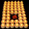 Aku Tonpa 100 Pack Lasts 2X Longer White Realistic Battery Operated Flameless Flickering Tealight Candles, Batteries Included