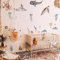 Neukids sticker meerestiere unter dem meer Oktopus Pottwal Stachelrochen Krabbe baby zimmer wandsticker kinderzimmer wand stickers Badezimmer Wohnzimmer Wanddeko 200x200cm