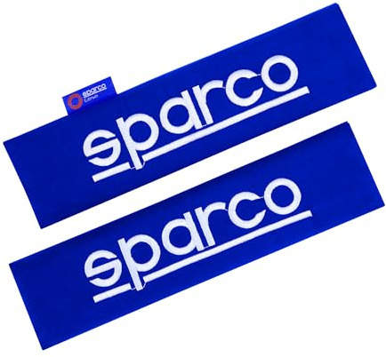 OMAC Sparco - Protector de cinturón de seguridad, color azul