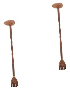 Healvian 2 Stk Kitzelkratzer Rückenkratzer Klopfmassagegerät Handgehalten Handbuch Zurück Tragbares Brett Körper Schlagender Hammer Werkzeuge Tiefe Gewebe Wenge Massagegeräte Handgebrauch