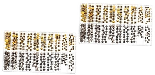 SHERCHPRY 2sätze Ersatzteile Für Uhren Edelstahl-uhrkrone Mit Tragbaren Zubehörteilen Für Uhrmacher Und Reparaturarbeiten