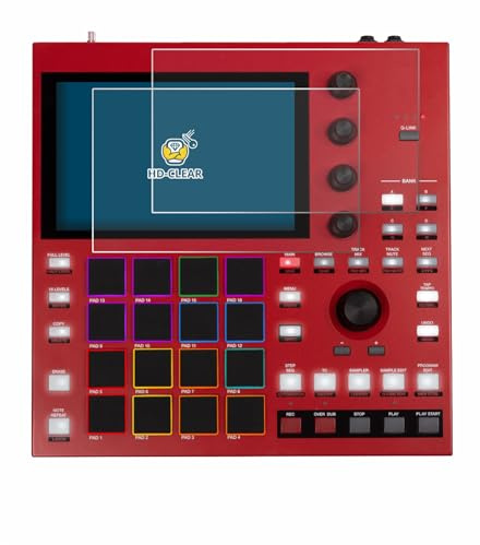 BROTECT Schutzfolie für Akai MPC One+ | 2 Stück Transparenter Displayschutz Made in Germany Klare Displayschutz-Folie Clear Einfache Montage Case-Friendly