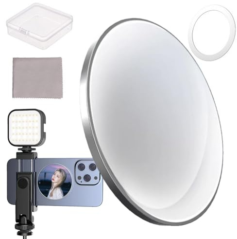Vlog Magnetisches Selfie-Objektiv für Telefon, Vlog Magnetisches Selfie-Objektiv | 5 mm dünner Selfie-Monitor mit 2,2-Zoll-Selfie-Monitor mit rückseitiger Kamera für Make-up/Fotografie//Str