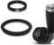 ShnminEU Dichtungsringe Set Silikondichtung Kompatibel mit Emsa Travel Mug Classic/Waves 0,36 Liter Travel Mug Grande 0,5 Liter Thermobecher Ersatz Dichtungen für Kaffeebecher Deckel