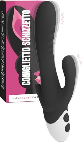 MySecretCase Vibratoreper Donna Professionale - Vibratore Donne Realistico per Clitoride, Dildo Per Coppia Vibrante Piccolo, Sextoys Stimolatore Per Clotoride, Vibratoriper Donne Sessuali (Nero)