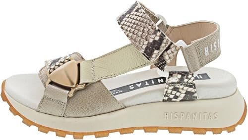 Hispanitas Maui Damen Sandale in Beige, Größe 36