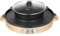 Hot Pot mit Grill, 2 in 1 Hotpot Topf und Grillplatte 2200W, Elektrischer Hot Pot Non-Stick Rauchfreier Einfache Reinigung mit unabhängiger Temperaturregelung Geeignet für Wohnheim, Zuhause