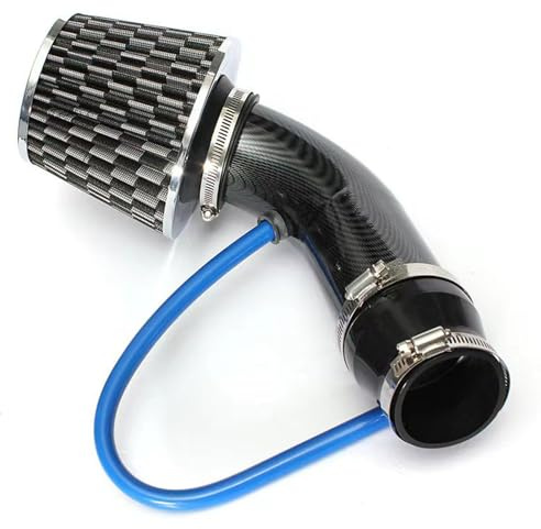 VTANOK Kit di filtri aspirazione dell'Aria Fredda, per Fiat Punto Evo (199)/Punto Evo (199)/Punto Evo Sport (199) 76 mm Filtro a Cono con Tubo in Lega Alluminio Motore Automobili,B