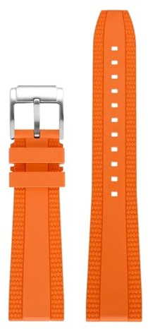 XTVKFWJAB Premium Fluorkautschukarmband 20 mm 22 mm Kompatibel mit Breitling New Super Ocean Avenger Uhrenarmband Herren Universal Sport Wasserdichtes Armband