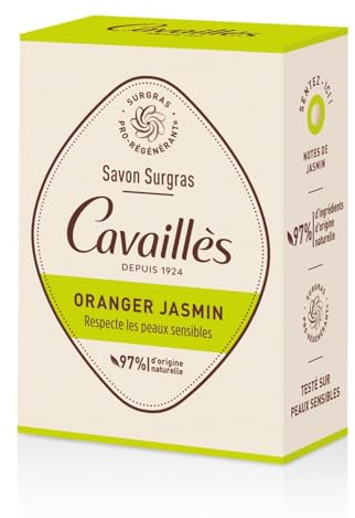 ROGE CAVAILLES – Savon Surgras Douceur d’Oranger & Jasmin, Nettoyant Végétal Hydratant (200g) - Le Lot De 3